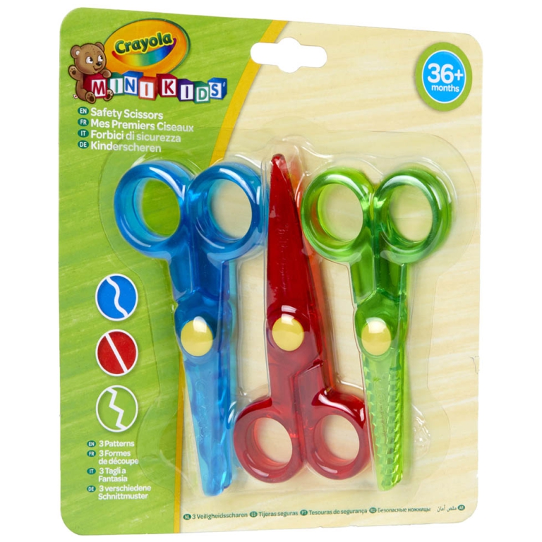 FORBICI 3PZ MINI KIDS    +12MESI CRAYOLA 3