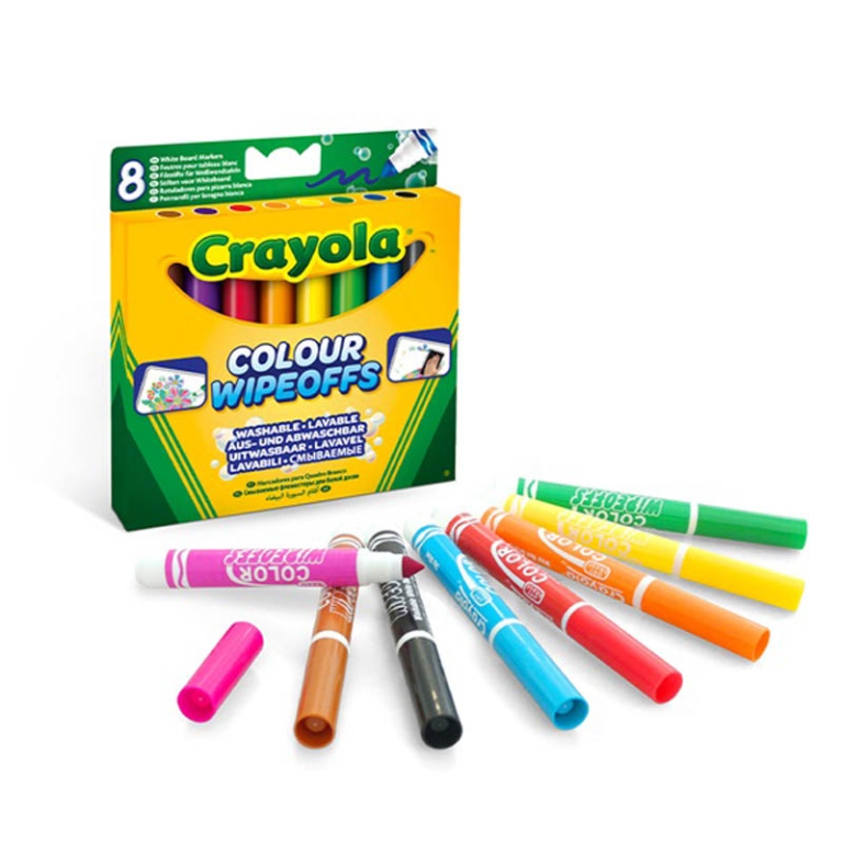 PENNARELLI PER LAVAGNA LAVABILI 8 COLORI CRAYOLA 2