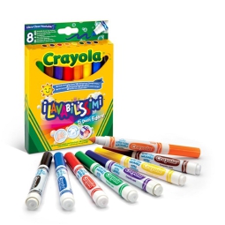 PENNARELLI 8 COLORI MAXI LAVABILISSIMI CRAYOLA