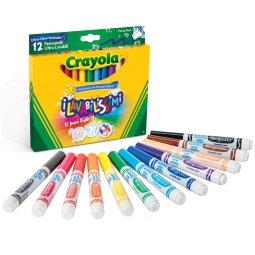 PENNARELLI 12 COLORI MAXI LAVABILISSIMI CRAYOLA