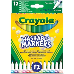 PENNARELLI 12 COLORI FINE LAVABILISSIMI CRAYOLA