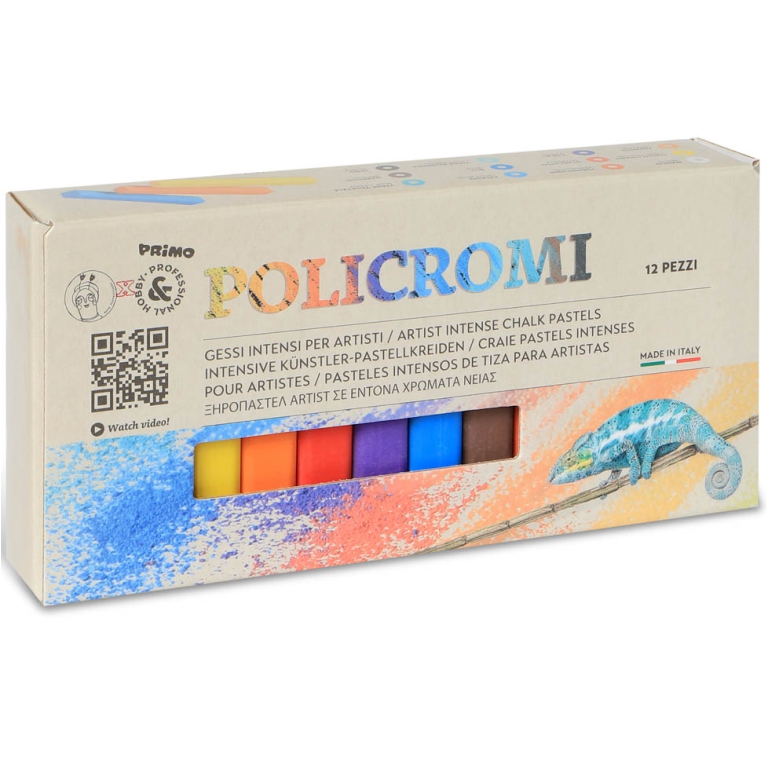 GESSO 12 COLORI POLICROMI PRIMO