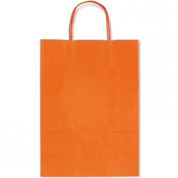 SHOPPER 26X36X12CM MANICI RITORTI ARANCIO 25PZ