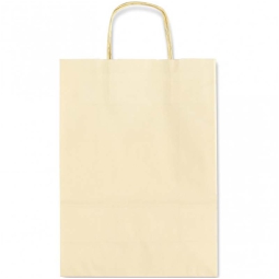 SHOPPER 26X36X12CM MANICI RITORTI BEIGE 25PZ