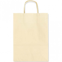 SHOPPER 26X36X12CM MANICI RITORTI BEIGE 25PZ