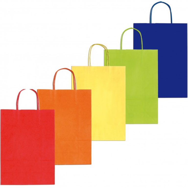 SHOPPER 26X36X12CM MANICI RITORTI LIGHT 25PZ