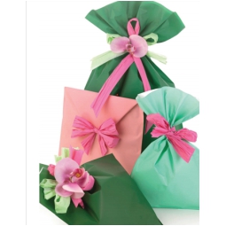 BUSTE CELLO 8X15CM 50PZ MAT PEARLY VERDE BOSCO