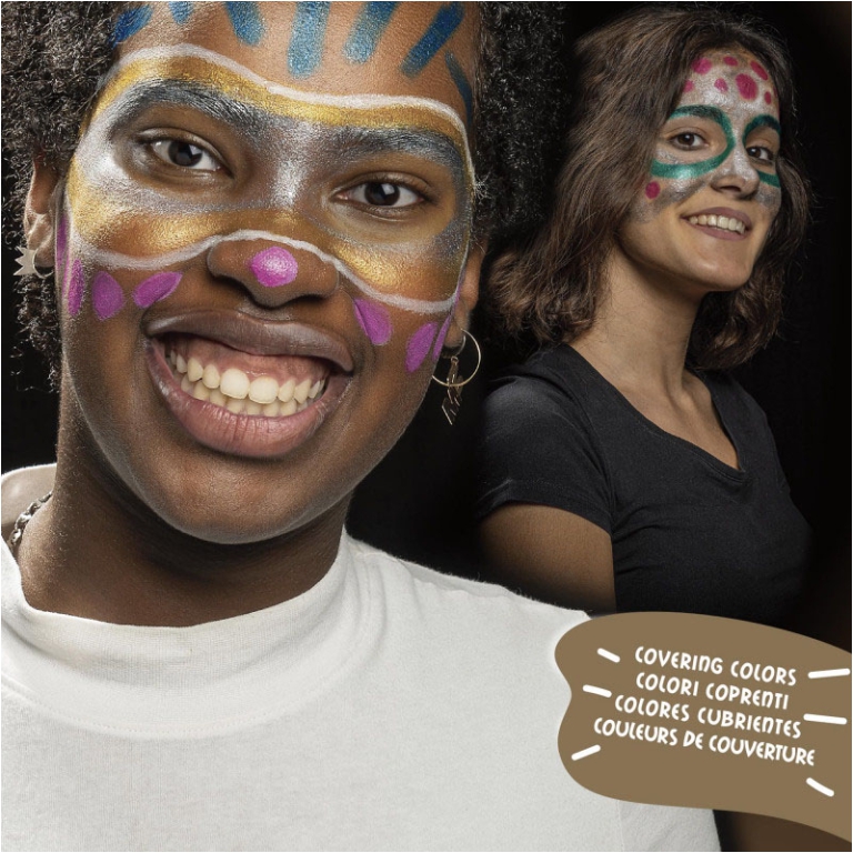 MASK UP 6PZ CARIOCA      METALLIC 3