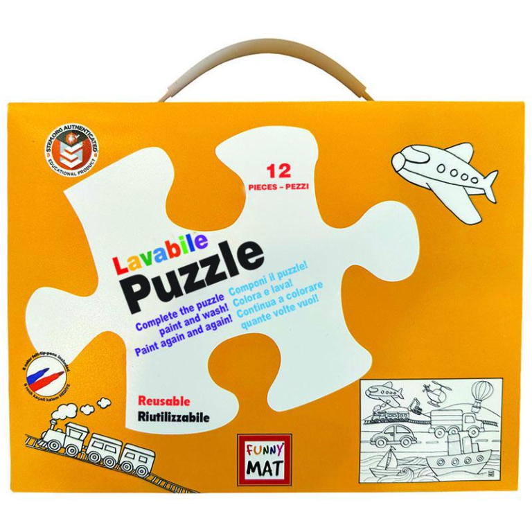 FUNNY MAT PUZZLE 30X40CM MACCHININE