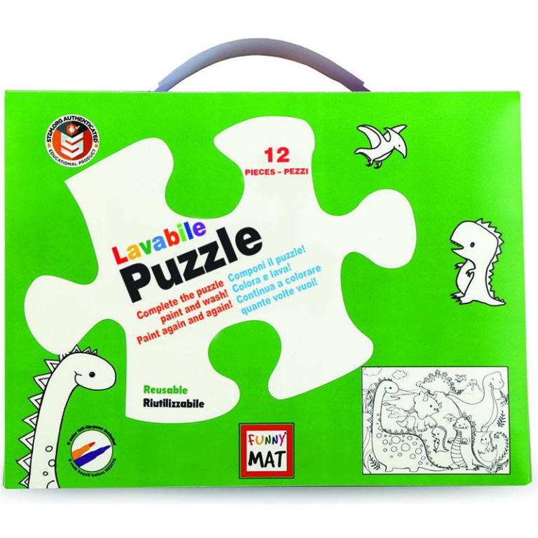 FUNNY MAT PUZZLE 30X40CM L'ERA DEI DINOSAURI