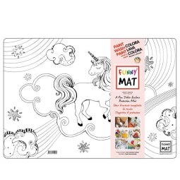 FUNNY MAT UNICORNO AKADEMI COCUK 33X48CM