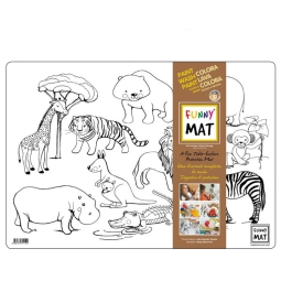 FUNNY MAT ANIMALI SELVAGGI AKADEMI COCUK 33X48CM