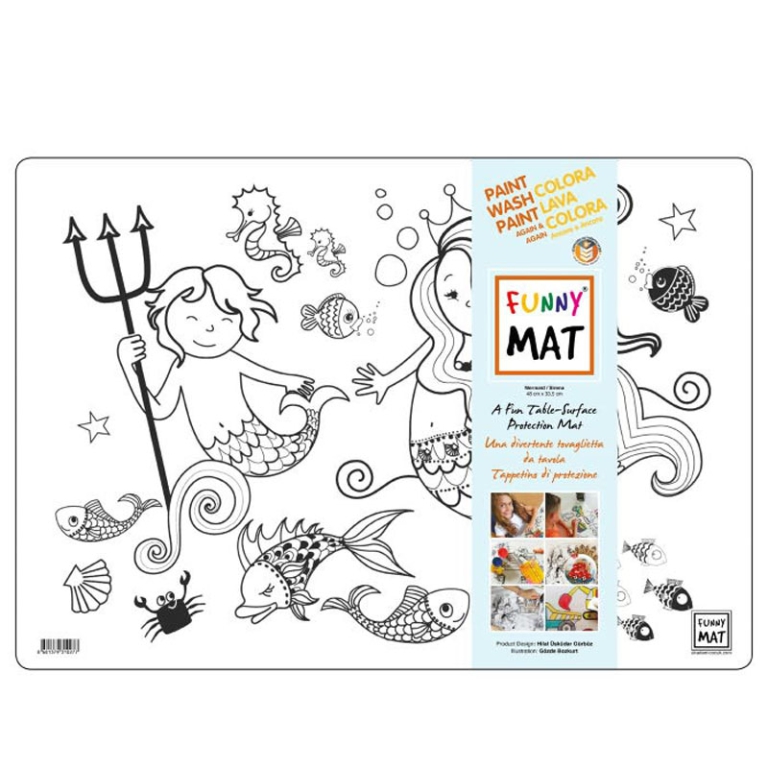 FUNNY MAT SIRENA AKADEMI COCUK 33X48CM