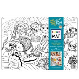 FUNNY MAT PESCI AKADEMI  COCUK 33X48CM