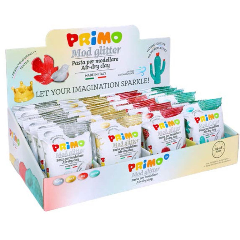 PRIMO GLITTER 24PZ EXPO  MOD PASTE MODELLARE 250GR