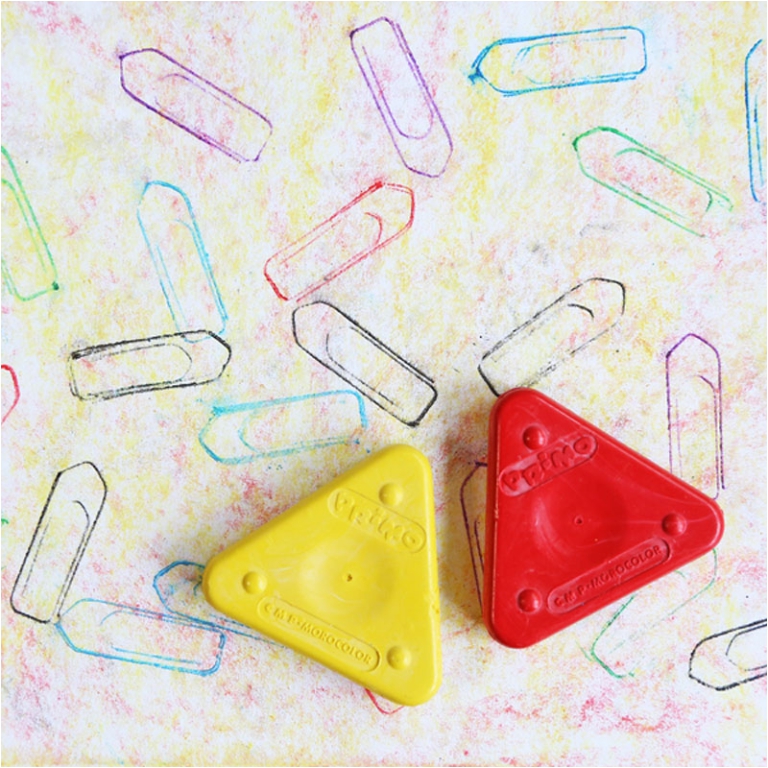 PASTELLI CERA TRIANGOLARI 12 COLORI PRIMO 3