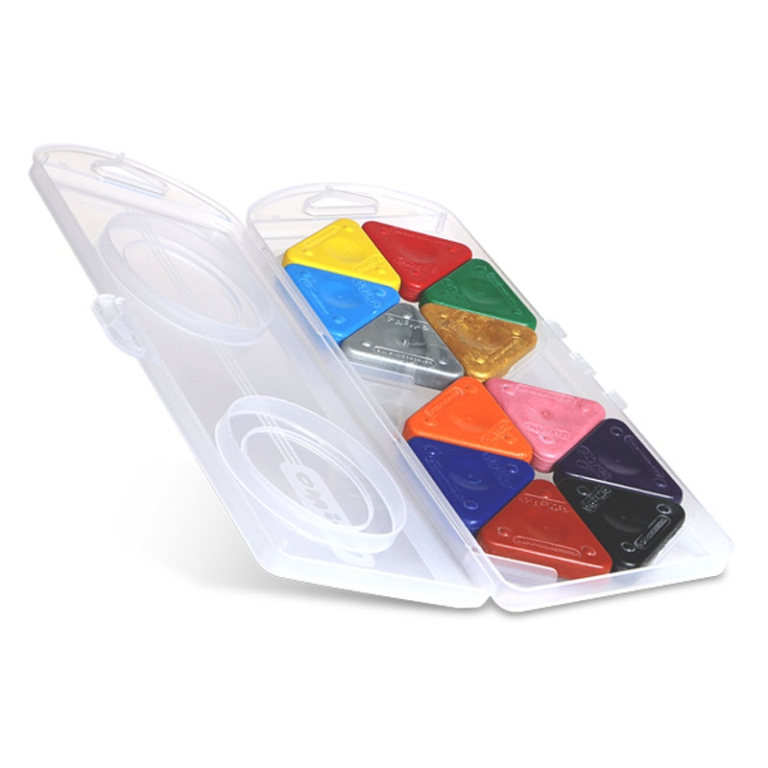 PASTELLI CERA TRIANGOLARI 12 COLORI PRIMO 5
