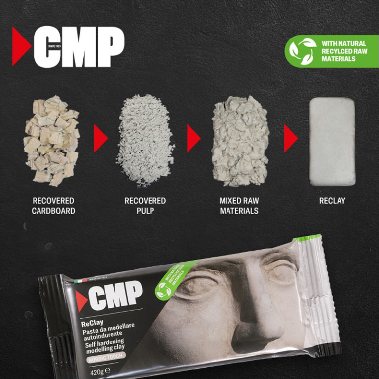 PASTA MODELLARE CMP 420GR RECLAY NATURALE 5