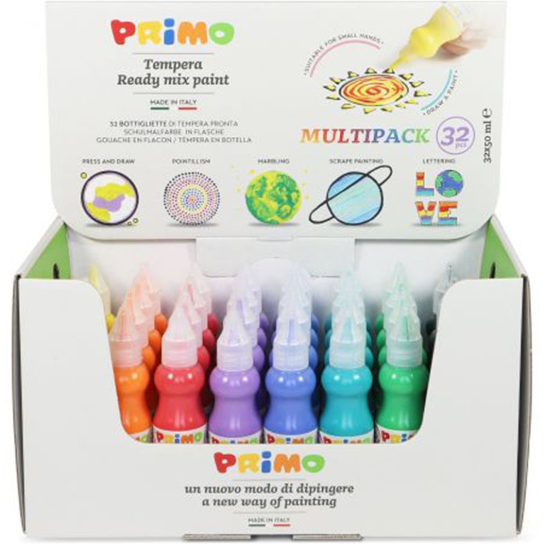 TEMPERA PRIMO MULTIPACK  32 COLORI