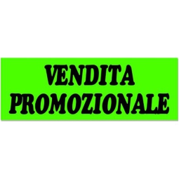 CARTELLI VENDITA PROMOZIONALE IN CARTONCINO 10PZ