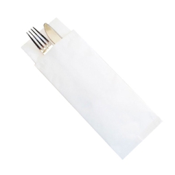 PORTAPOSATE CON TOVAGLIOLO 38X38 2V BIANCO 1000PZ