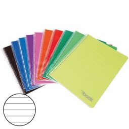 MAXI SPIRALE 10PZ 1R 80FG COPERTINA PPL SENZA FORI