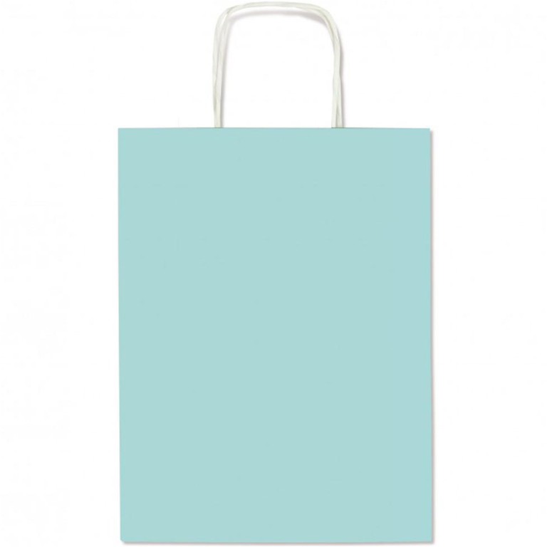 SHOPPER 22X27X10CM MANICI RITORTI PASTELL 25PZ 2