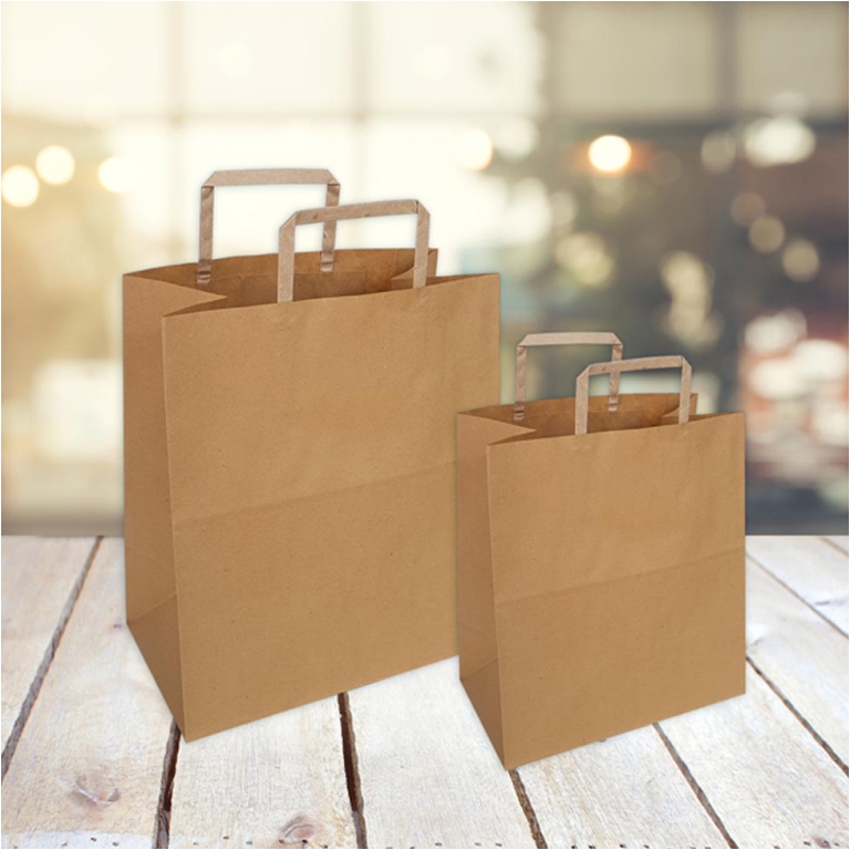 SHOPPER 35X23X25CM AVANA 25PZ PIATTINA VASSOIO