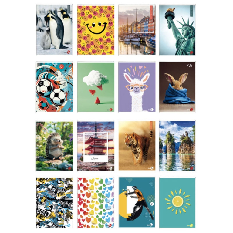 QUADERNI 80GR RIG.5MM 10PZ 2