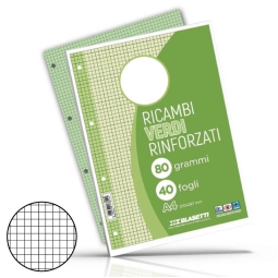 RICAMBI A4 RINFORZATI 4M VERDE