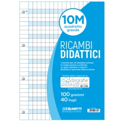 RICAMBI A4 10MM 100GR    DISGRAFICI