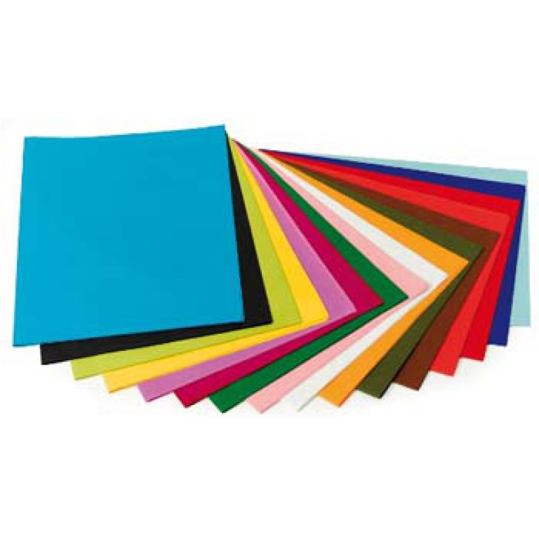 CARTA VELINA 50X76CM 24 FOGLI 21GR ROSA 2