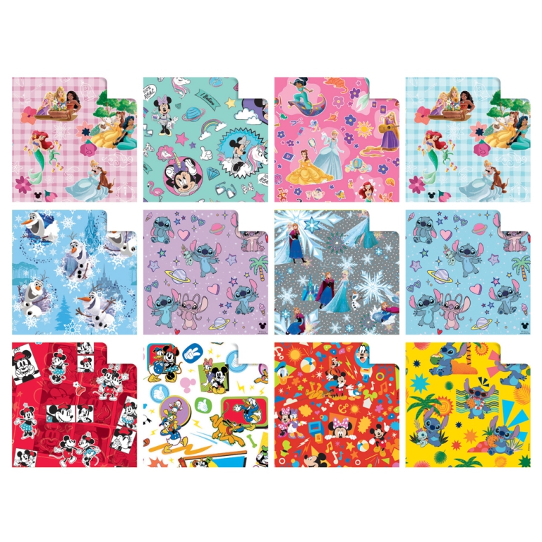CARTA REGALO 70X100CM    100FOGLI DISNEY