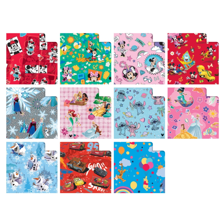 ROTOLO CARTA REGALO 100CMX3MT DISNEY