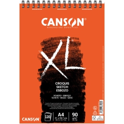 BLOCCO CROQUIS 120FG 90GR A4 XL SPIRALE L.C.CANSON