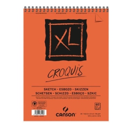 BLOCCO CROQUIS 60FG 90GR A5 XL SPIRALE L.C. CANSON