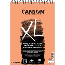 BLOCCO EXTRABLANC 120FG 90GR A4 XL SPIR.L.C.CANSON