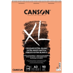 BLOCCO EXTRABLANC 120FG 90GR A3 XL SPIR.L.C.CANSON