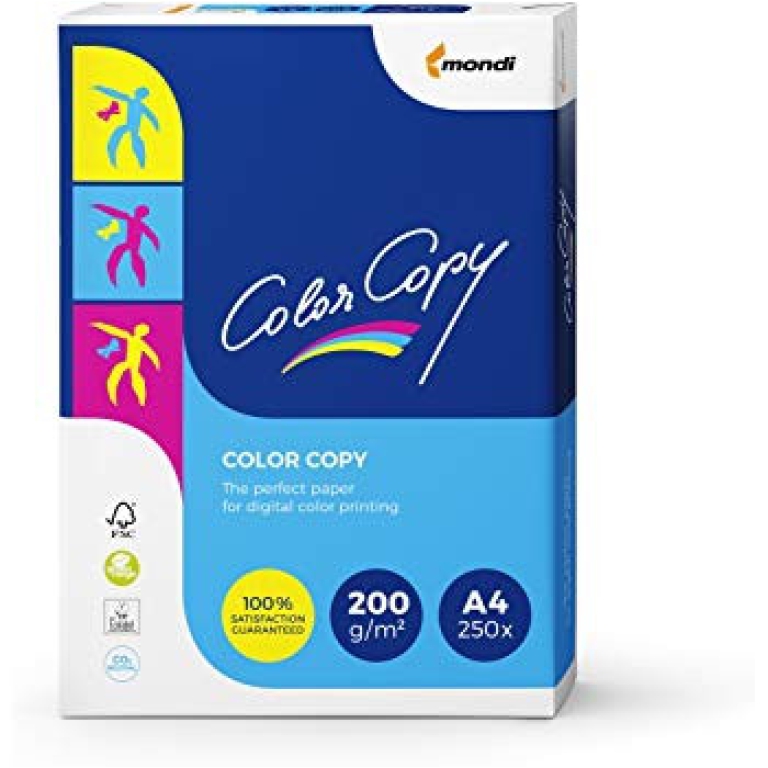 CARTA A4 200GR COLORCOPY MONDI 250FG