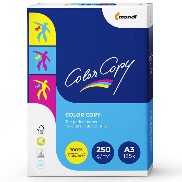 CARTA A3 250GR COLORCOPY MONDI 125FG