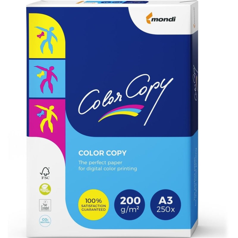 CARTA A3 200GR COLORCOPY 250FG