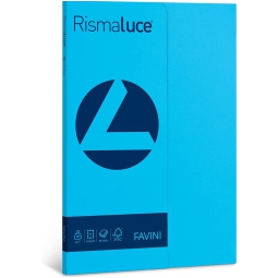 CARTA A4 200GR 50FG AZZURRO RISMALUCE