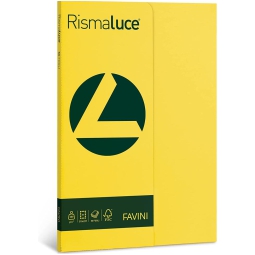 CARTA A4 200GR 50FG GIALLO SOLE RISMALUCE