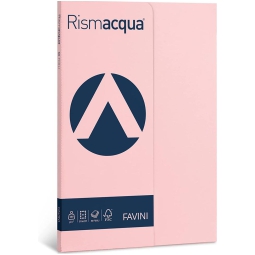 CARTA A4 200GR 50FG ROSA RISMACQUA