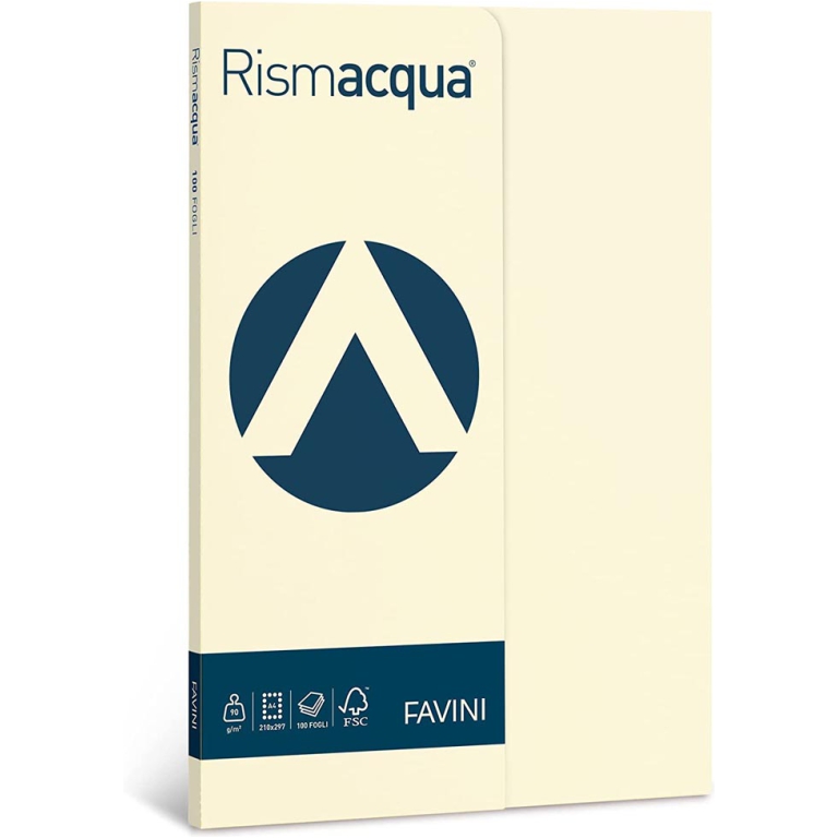 CARTA A4 90GR 100FG AVORIO RISMACQUA