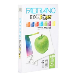 CARTA A3 160GR MULTIPAPER 250FG