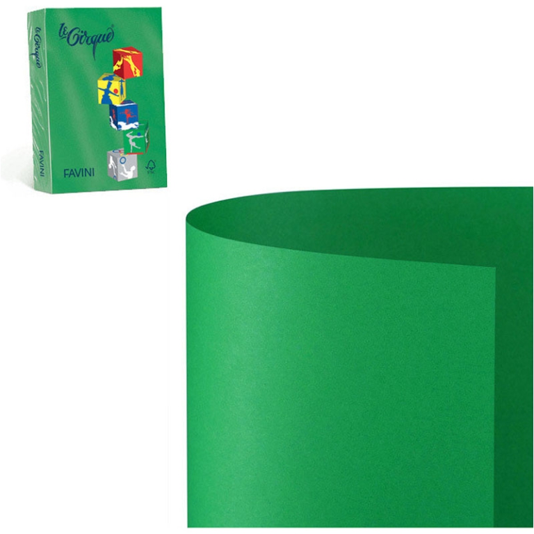 CARTA A4 80GR 500FG VERDE BANDIERA LECIRQUE 2