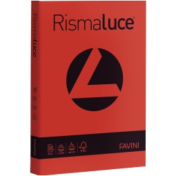 CARTA A4 200GR 125FG ROSSO RISMALUCE