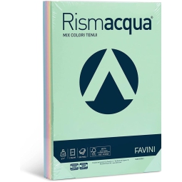 CARTA A4 140GR 200FG COLORI ASSORTITI RISMACQUA