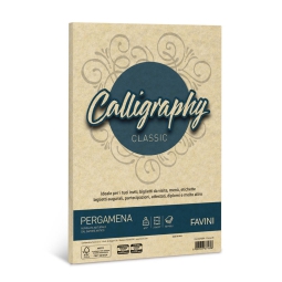 CARTA CALLIGRAPHY A4 50FG 190GR CREMA PERGAMENA